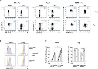 Influenza A Virus Infection Induces Hyperresponsiveness in Human Lung Tissue-Resident and Peripheral Blood NK Cells